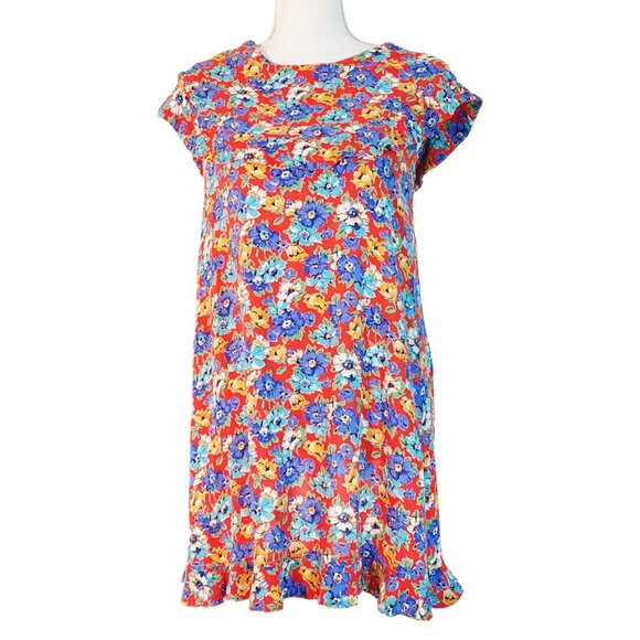Vintage Paul Reeves for The Universal Witness Made in England 1960s Floral Tunic - Picture 1 of 9